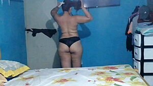 curvy mexican milf's hottest homemade ass shaking moments pov