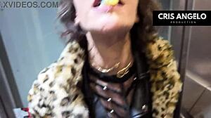 Lena Fire's Sensual Lingerie Fuck with Cris Angelo