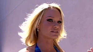 Blonde Milf Tyann Mason's Big Fake Tits Coated in Thick Cum