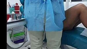 cita's dentist appointment ends with huge cock deep in mouth big tits braces braces nurse miniskirt