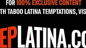 Latina milf and 18yo stepdaughters share one big white dick orgy-style