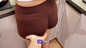 intense kitchen fuck rushed my girlfriend's climax