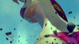 wanna see this giantess grow huge and tall crushing everything under her massive feet fetish domination?