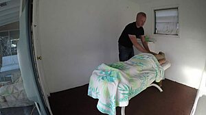 kristi love gags on cock during deepthroat massage foot session