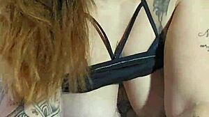 trying on lycra panties and rubbing one out flashing