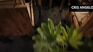 Lena Fire's Sensual Lingerie Fuck with Cris Angelo