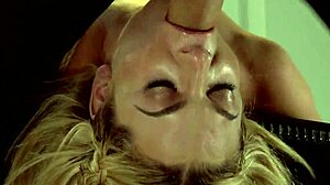 I'm choking on this dildo while tied in stockings, punish my gagged pussy harder!