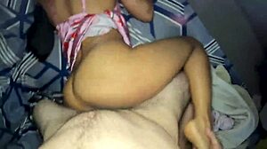 Big ass morena hermanastra rides old cock cowgirl homemade