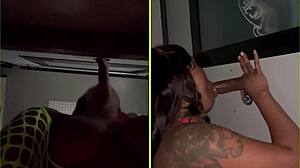 sucking strangers cocks at gloryhole gets sloppy 😈🍆💦🔥