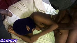 Joan Slutty Maid Takes Big Black Cock 3way