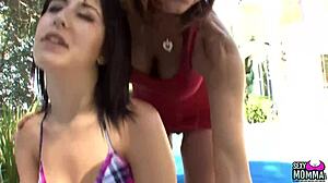 Tara Holiday Shares Steamy 69 with Big Tits Stepdaughter