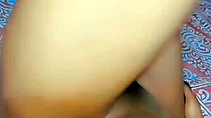 SHEMALE SMALL Clitty In Panties Gets SPANKED Bent Over Desk