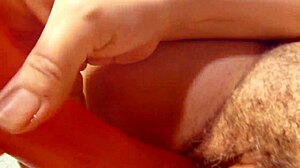 cum tits then dildo hairy milf