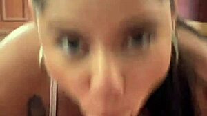 Petite Latina Teen Brunette Sloppy Deepthroat Rimjob Ball Licking Cum in Mouth POV Casting Pretty Young Homemade 18+