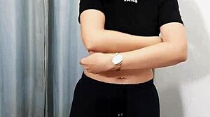 perverted couple rips clothes for doggy in store dressing room