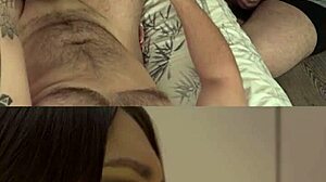 Cuckold Secretly Watches Steamy Oral Action