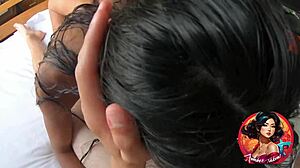 bareback desi college indian gets fucked post-shower by lover