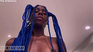 HUGE BBC ARTEMIXxx Gapes TINY EBONY PUSSY TRIXXIE MORELLA!