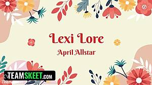 spring fever hits: lexi lore gags on monster cock, railed hard in casting