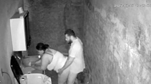 Hidden cam catches busty brazilian milf fucking stepson