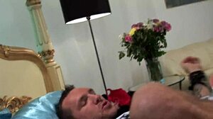 Blonde Michelle Thorne Sucks Cock And Fucks In Fishnets With Big Boobs