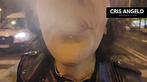 Lena Fire's Sensual Lingerie Fuck with Cris Angelo