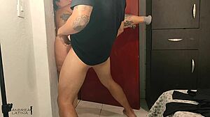 unfaithful curvy mature bbw secretly fucks virgin boy doggystyle