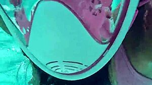 Whoa! Skinny Teen Shows Off Huge Poolside Toy in Narrow Ass Play!