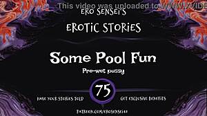 oh god, this poolside tease has me dripping wet already...