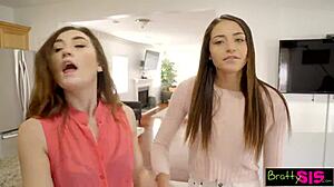 bratty latina stepsis's petite body hides taboo heat begging for rough anal pounding