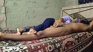 Hot Desi Sister-in-Law Rides Step Brother-in-Law's Cock In Bedroom Frenzy!