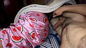 Big ass morena hermanastra rides old cock cowgirl homemade