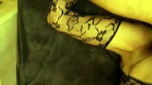 Amateur wife stockings small natural tits homemade couple fuck
