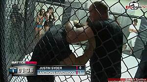 chubby big tit brunette slut rides fighter's cock hard 🔥