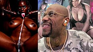 ohh damn ebony teen bath tight bald pussy oozin cum inna ma gooner mouth