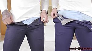 james angel and air thugger rip clothes off valerica steele for rough oiled cowgirl