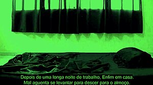 Skinny Brazilian Wife Anal Fucked by Muscular Hubby