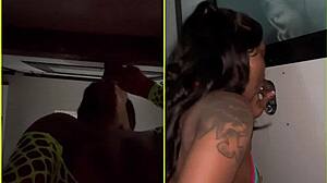 sucking strangers cocks at gloryhole gets sloppy 😈🍆💦🔥