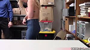 spoiled rich blonde shoplifter gets punish fucked hard 😈🍑🔥