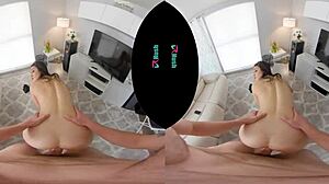 brooklyn gray catches boyfriend porn watching then rides creampie