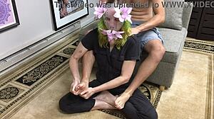 Indulge In Sensual Foot Fetish Massage And Submissive Relaxation