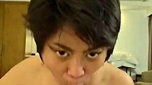 ever seen salome salvi puke on cock first time? pinay slut gagging deepthroat spits up