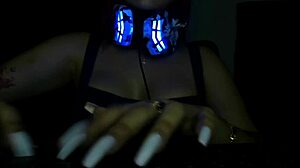 damn alice our cute latina milf manager relaxes us with asmr keyboard hand sounds!!