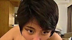 ever seen salome salvi puke on cock first time? pinay slut gagging deepthroat spits up