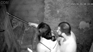 Hidden cam catches busty brazilian milf fucking stepson