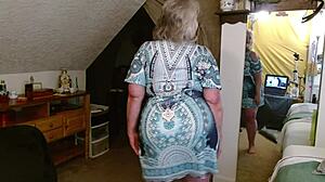 Pretty Mature Shows Off Huge Ass in Panties Update 33