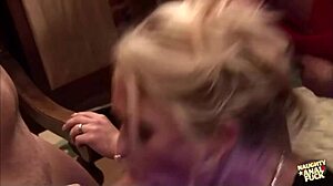 Busty Blondes Ride Dildos In Ass Then Face Sit For Steamy Threesome