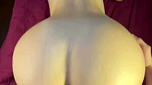 Sensual Young Couple Homemade POV Cowgirl Riding Huge Ass Doggystyle Spreading