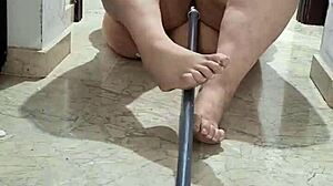 Coolmarina mature dragged floor fucking big tits ass feet