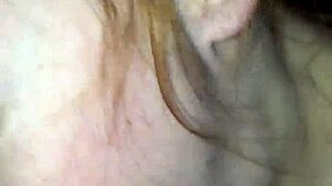 Punished redhead slut sucks dirty cock in garage